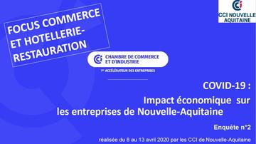 Enquête n° 2 Impact Éco Covid-19 - Focus Commerce et CHR