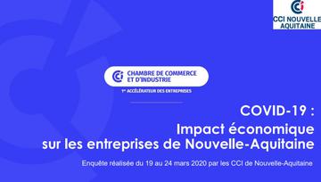 Coronavirus : résultats de l'enquête "Impact économique sur les entreprises de Nouvelle-Aquitaine" facebooktwitterlinkedingoogle+mail