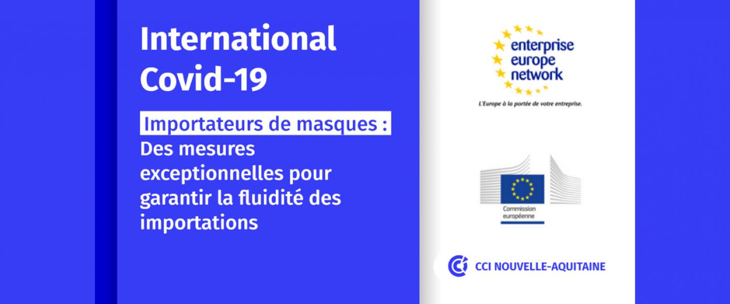 mesures exceptionnelles à destination des importateurs de masques
