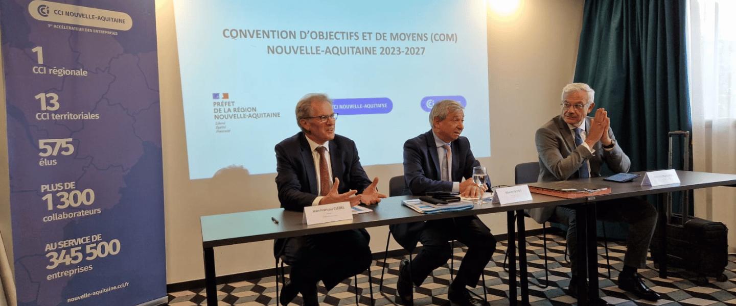 signature com CCI Nouvelle Aquitaine